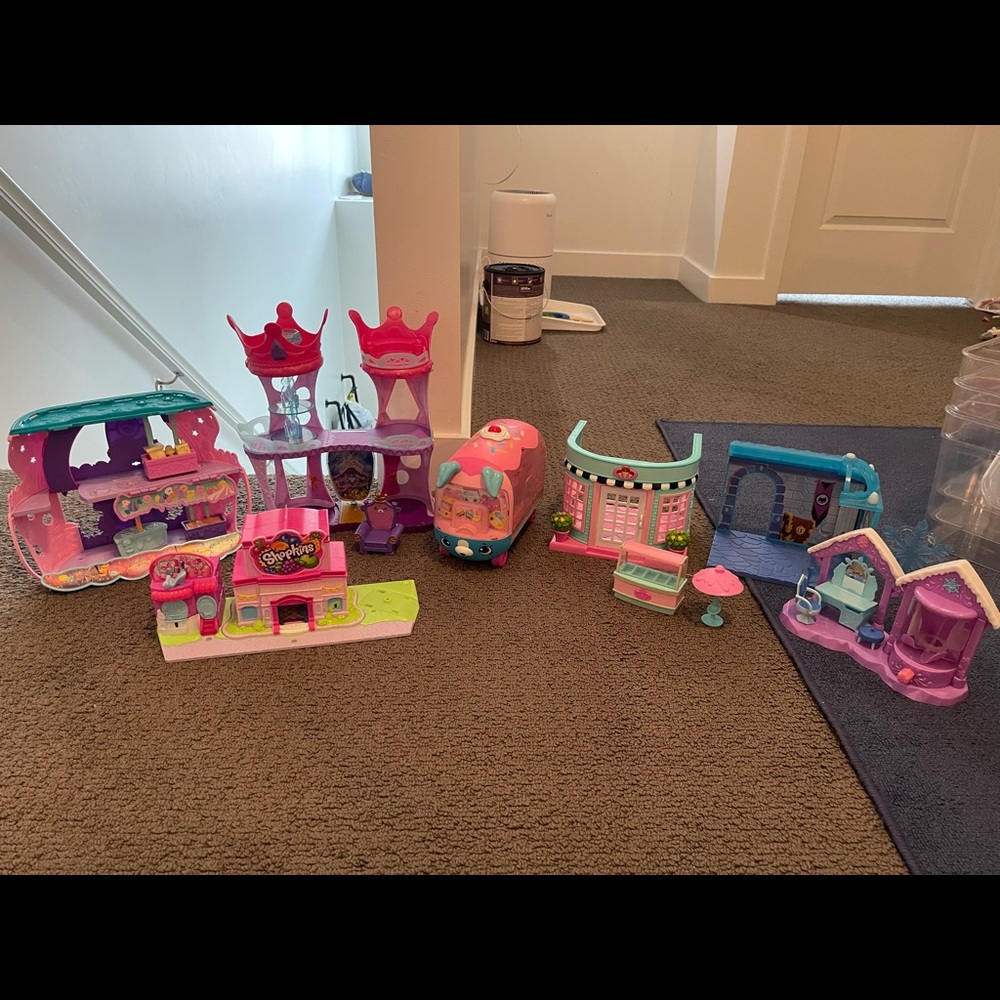 Lot of kids play sets